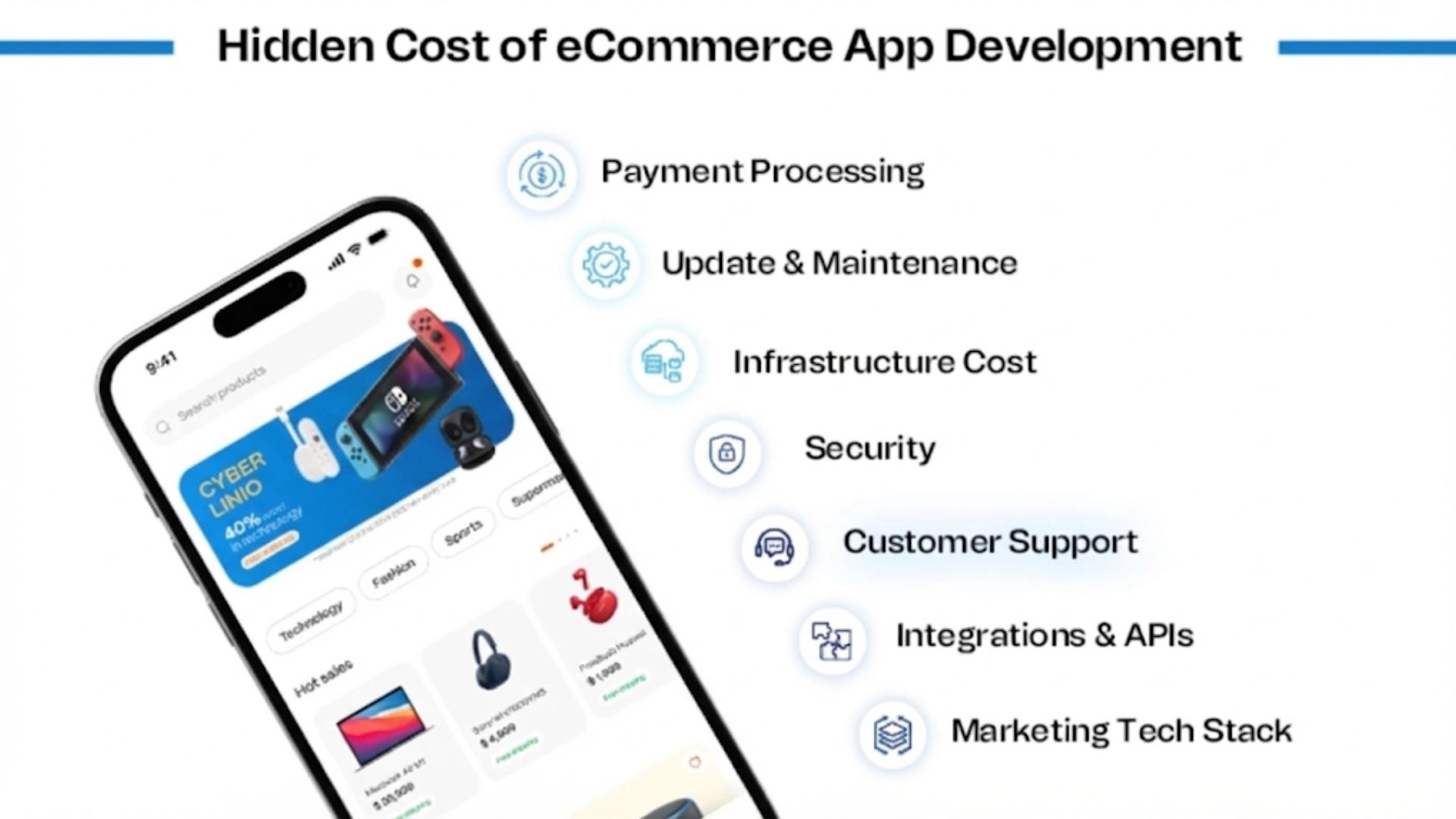 Hidden Costs of eCommerce App Development and How to Reduce Them