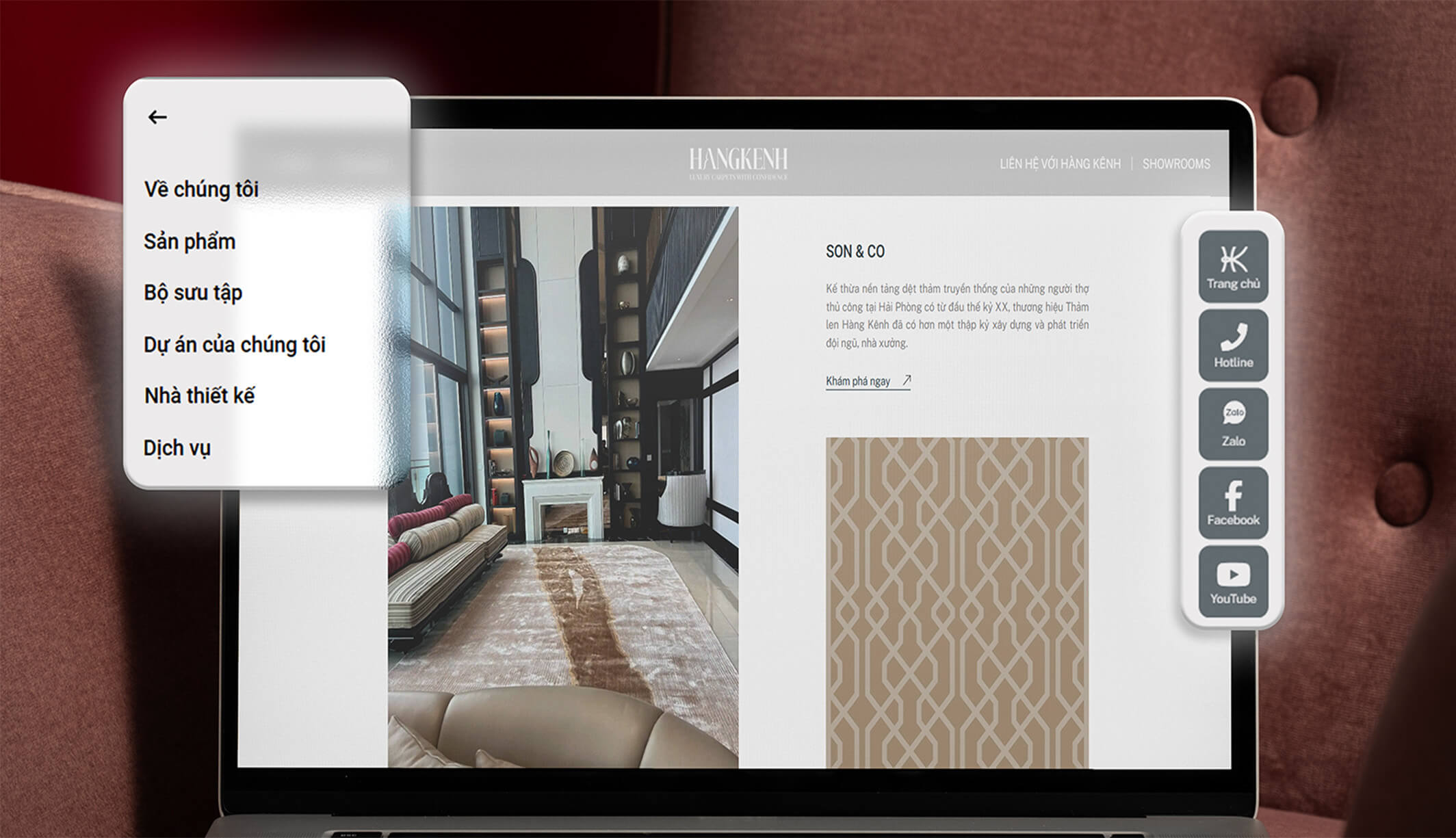 HANG KENH's collection interface - case study