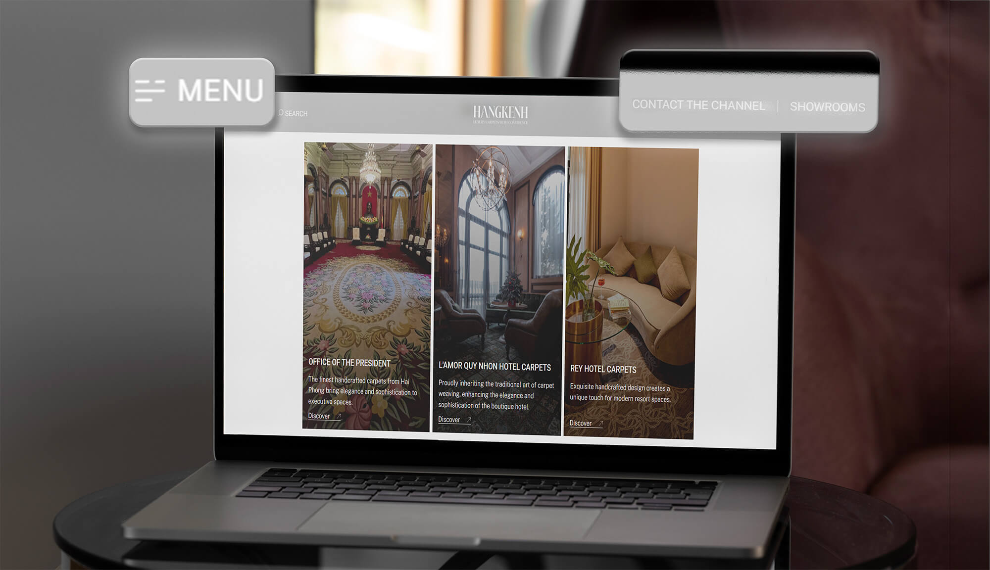 HANG KENH's product interface - case study
