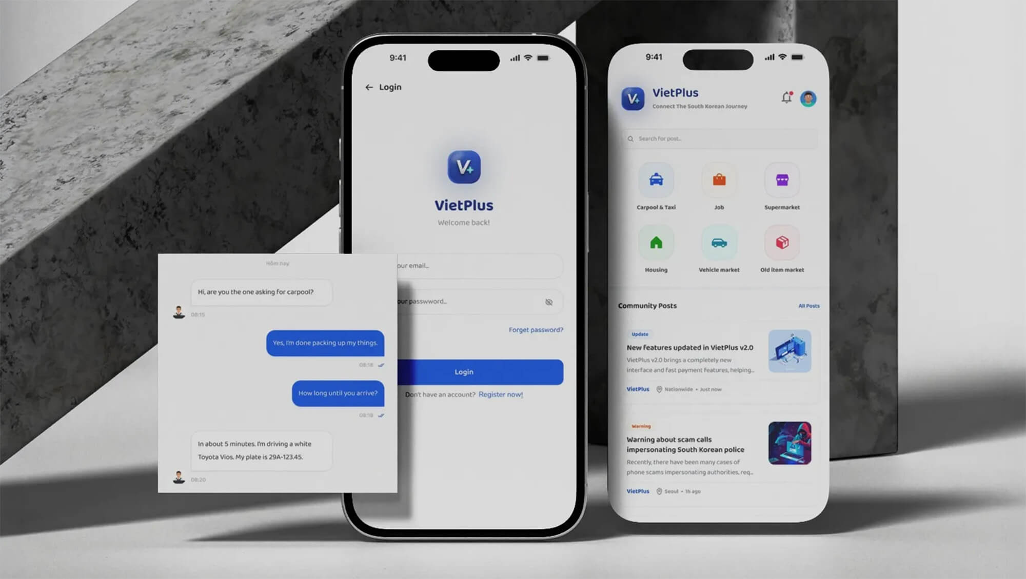 VietPlus homepage interface - case study