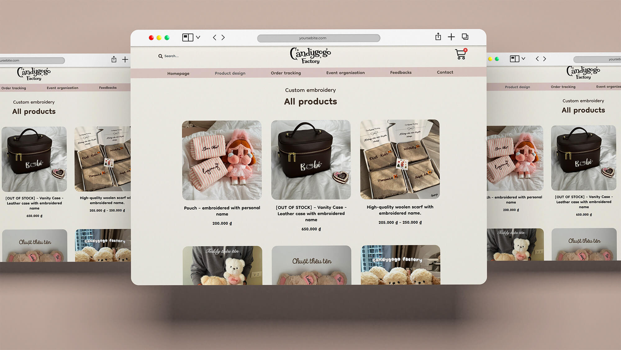 Candygogo Factory product page - case study
