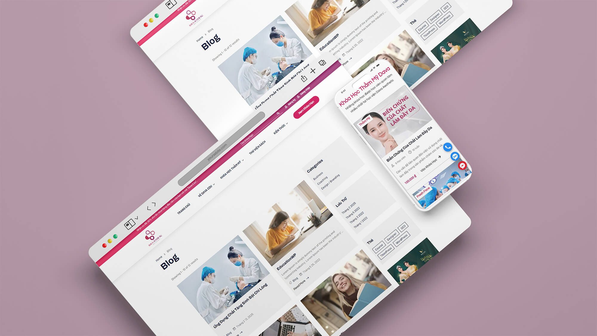 Dava Aesthetic interface service - case study
