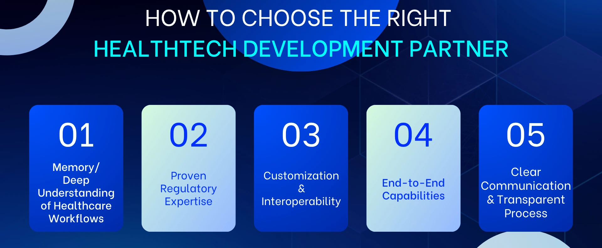 How to Choose the Right HealthTech Development Partner