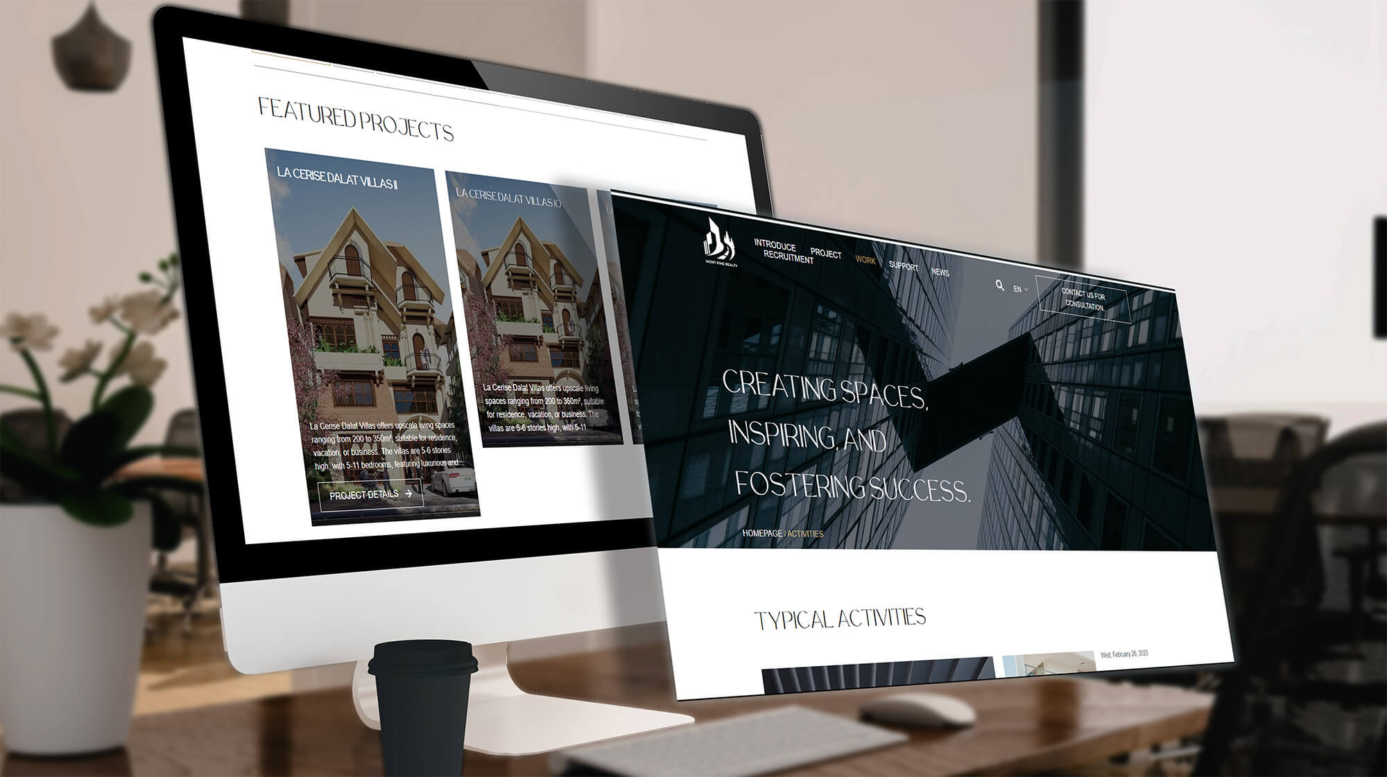 Mont Pine Realty project page - case study