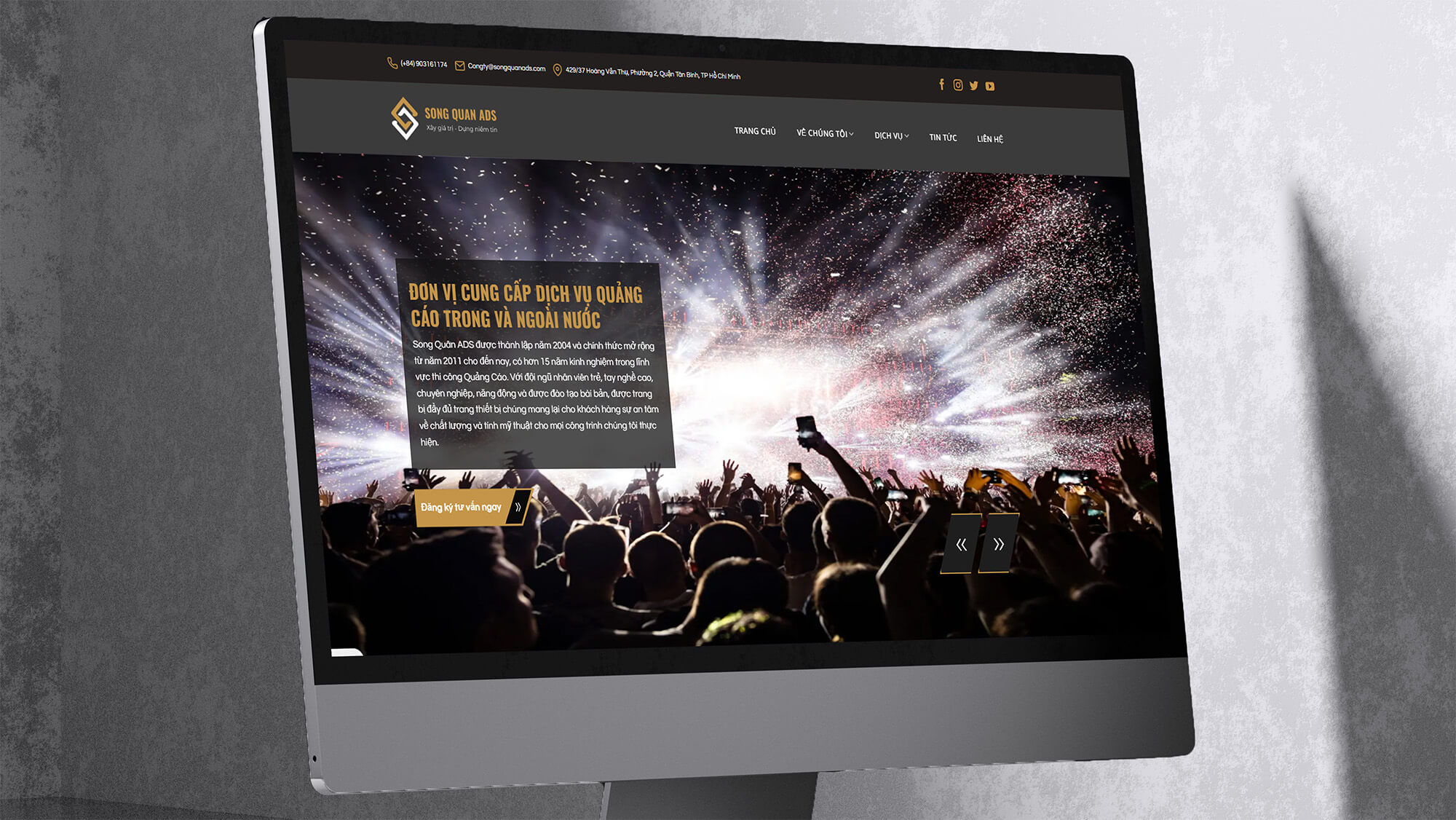 Song Quan Ads homepage – Case study Song Quan Ads homepage – Case study