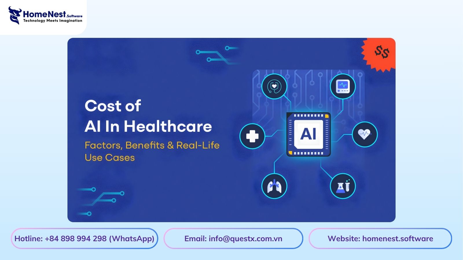 The cost of applying AI in healthcare