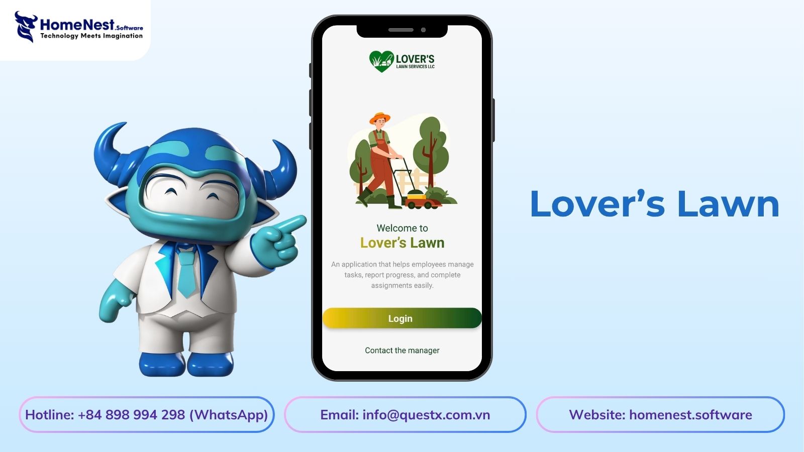 The Lover's Lawn application