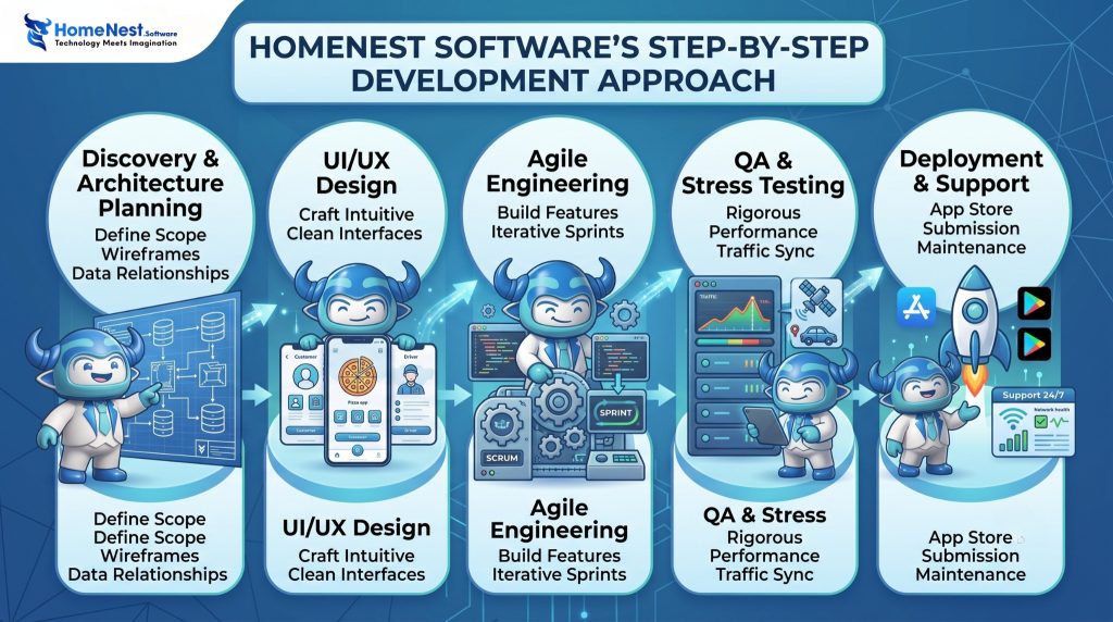HomeNest Software's Step by Step