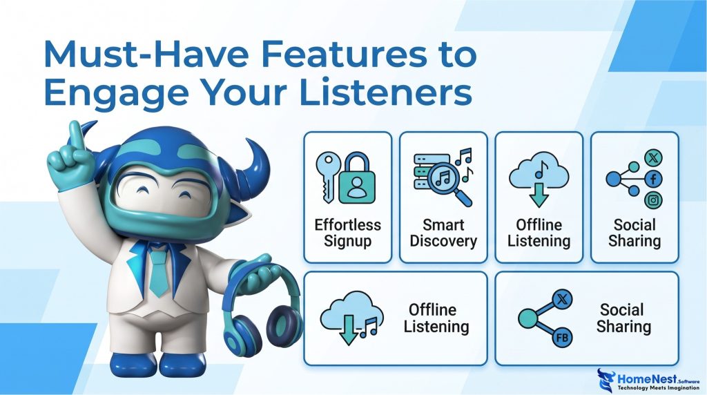 Must-Have Features to Engage Your Listeners